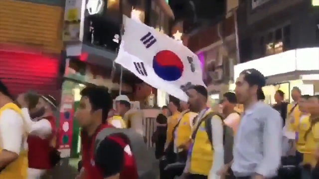 Koreli hacı adayları caddeleri telbiyelerle inletti