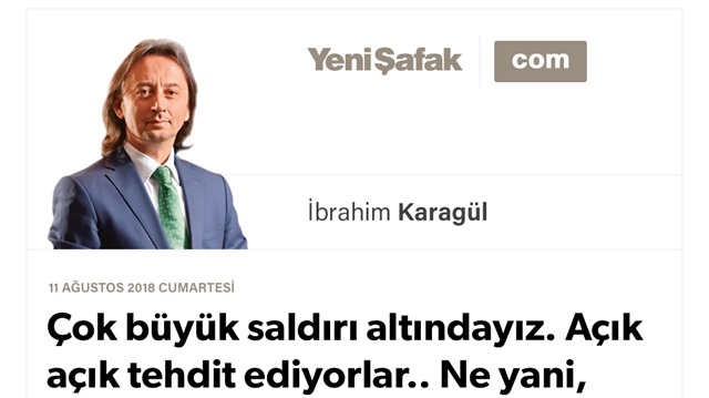 Çok büyük saldırı altındayız. Açık açık tehdit ediyorlar.. Ne yani, teslim mi olacağız? Panik yok, büyük mücadele var..