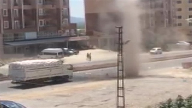 Hortuma kafa tutan kamyon şoförü