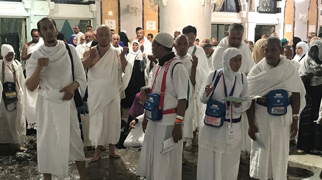 Hacı adayları kutsal topraklarda