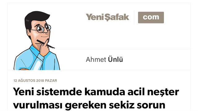 Yeni sistemde kamuda acil neşter vurulması gereken sekiz sorun