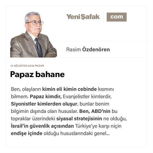 Papaz bahane
