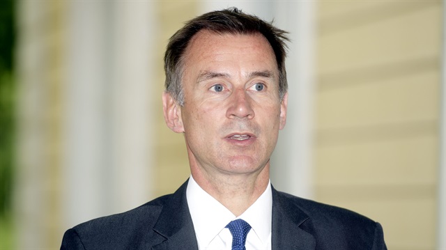 Britain's Foreign Secretary Jeremy Hunt