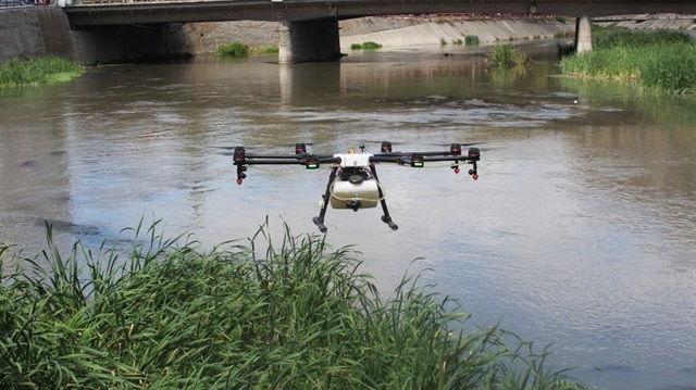 Haşerelere karşı ’biodrone’ kullanılıyor.
