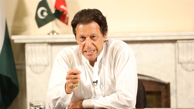 Pakistan Adalet Hareketi lideri İmran Han.
