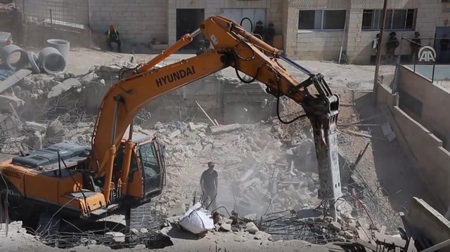 Israel demolishes Palestinian-owned building in East Jerusalem