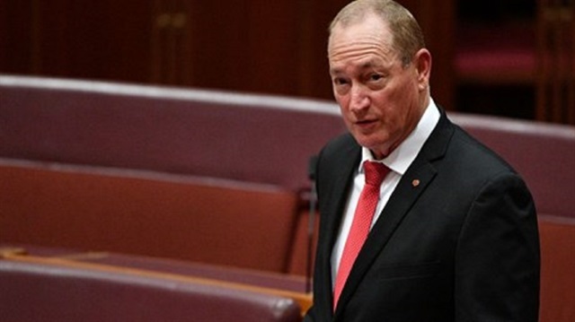 Avustralyalı senatör Fraser Anning