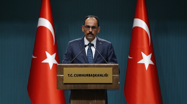 Turkish Presidential spokesman Ibrahim Kalin  