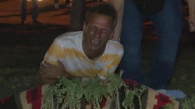 Kazada ölen eşe yürek burkan feryat