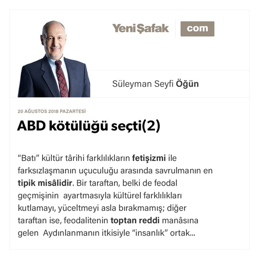 ABD kötülüğü seçti(2)