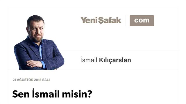 Sen İsmail misin?