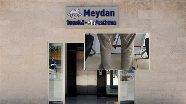 Trbazon'daki umumi tuvalette meydana gelen olay CİMER şikayetiyle ortaya çıktı.