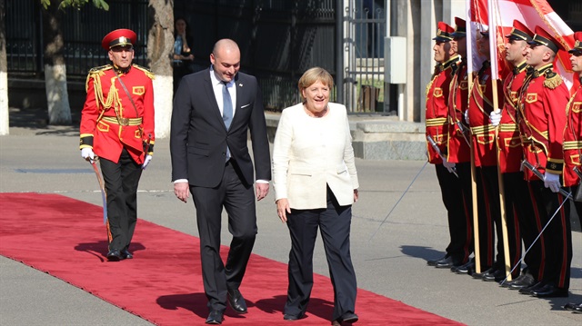Germany's Merkel begins visit to Georgia