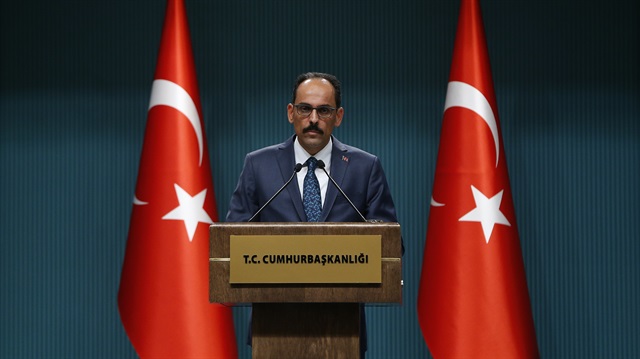 Turkish Presidential spokesman Ibrahim Kalın