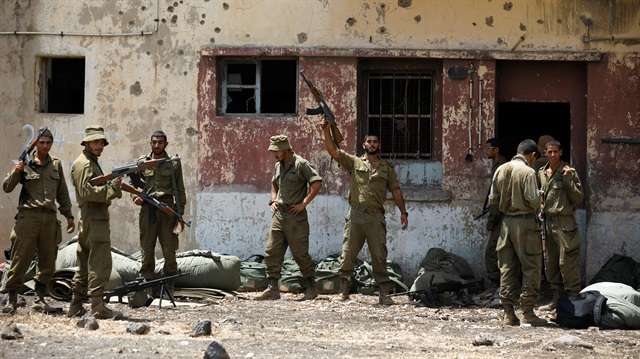 File photo: Israeli soldiers take part in a army drill after the visit of Israeli Defence Minister Avigdor Lieberman in the Israeli-occupied Golan Heights, Israel