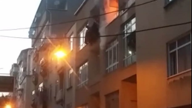 Samsun'da yangın