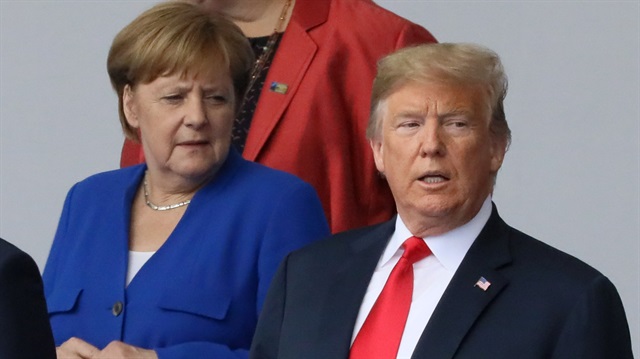 German Chancellor Angela Merkel and U.S. President Donald Trump