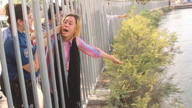 Kebiri, akıntıya kapılarak kayboldu.