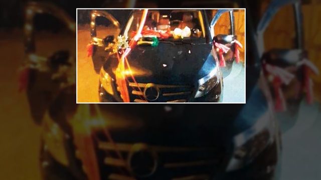 Düğün arabası gibi süslenen aracın gerçekte ne iş yaptığı ortaya çıkınca jandarma bile şaşkınlık yaşadı.