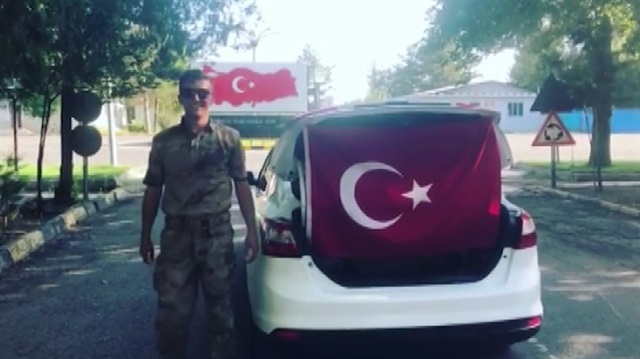 Şehidin yaptığı paylaşım duygulandırdı