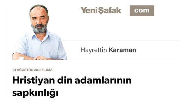 Hristiyan din adamlarının sapkınlığı