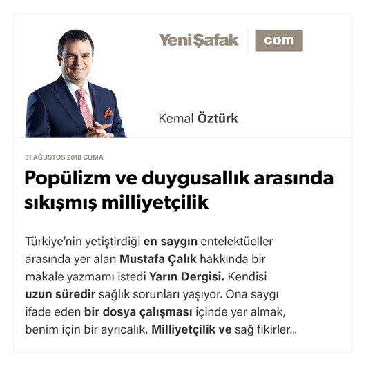 Popülizm ve duygusallık arasında sıkışmış milliyetçilik