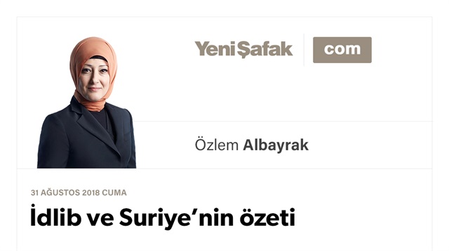 İdlib ve Suriye’nin özeti