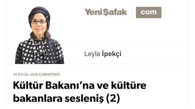 Kültür Bakanı’na ve kültüre bakanlara sesleniş (2)