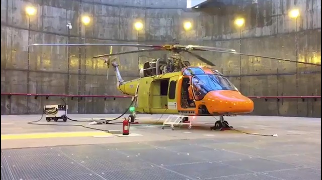 Yerli helikopter T625’in motor testi böyle görüntülendi
