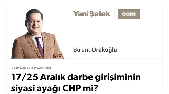 17/25 Aralık darbe girişiminin siyasi ayağı CHP mi?