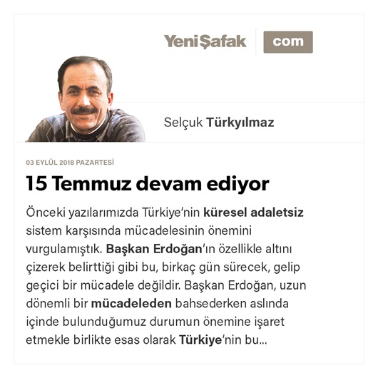 15 Temmuz devam ediyor
