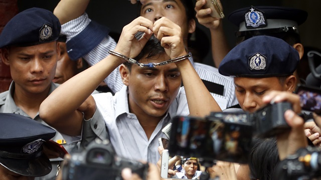Reuters journalists Wa Lone and Kyaw Soe Oo 