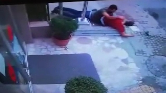 Polisle astsubayın cinayetle sonlanan kavgasında dehşet anları kamerada