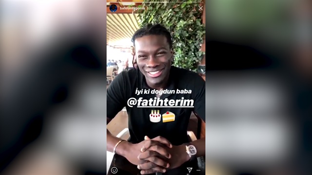 Gomis'ten Fatih Terim'e doğum günü sürprizi