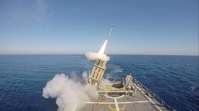 A screen-shot taken from Israel Defence Forces (IDF) handout video footage 
