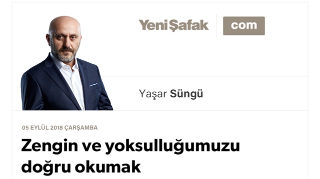 Zengin ve yoksulluğumuzu doğru okumak