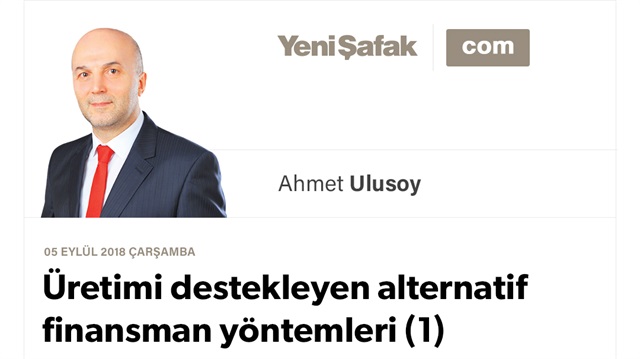 Üretimi destekleyen alternatif finansman yöntemleri (1)