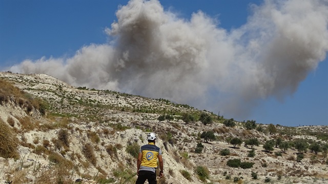 Russian fighter jets hit targets in Syria’s Idlib  