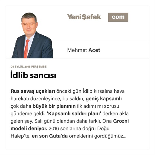 İdlib sancısı