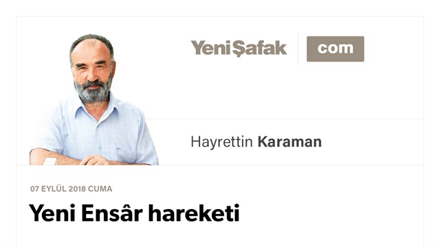 Yeni Ensâr hareketi