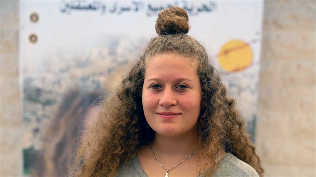 Palestinian teen Ahed al-Tamimi

