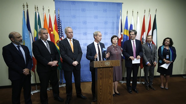 EU8 press conference on Idlib