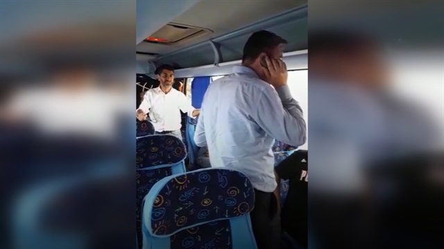 Mazotu biten ve yolda kalan otobüste 'mazot parası' krizi