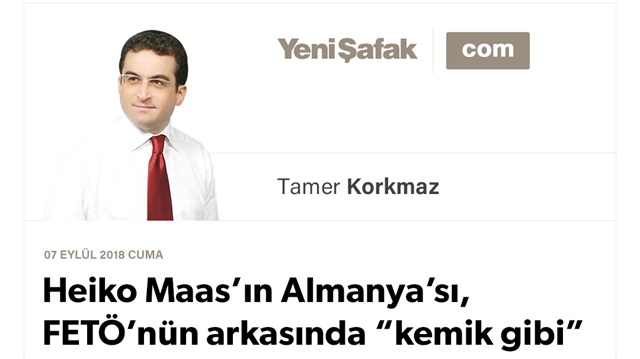 Heiko Maas’ın Almanya’sı, FETÖ’nün arkasında “kemik gibi” durmaya devam ediyor!