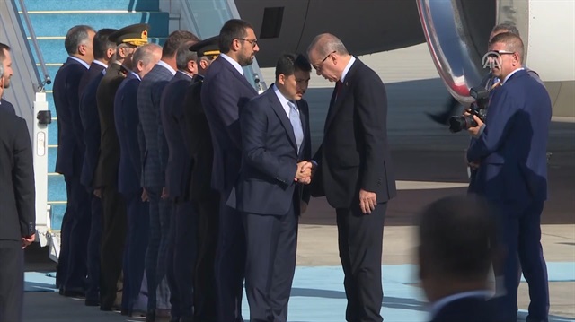 Turkish president heads to Iran for trilateral summit