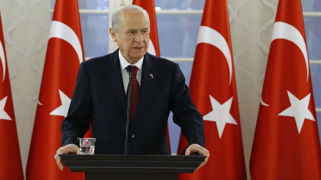 Milliyetçi Hareket Partisi lideri Devlet Bahçeli