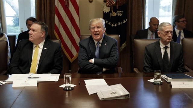 ABD Başkanı Trump, Dışişleri Bakanı Mike Pompeo ve Savunma Bakanı Mattis, Asya ve Güney Asya konusunda Çin'e karşı sert politikalar izlenmesi gerektiğini savunuyor.