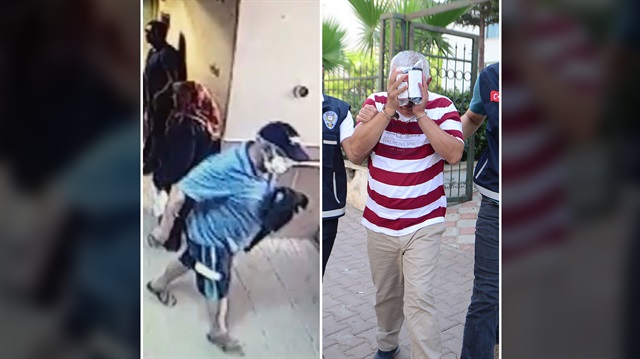 Hasta taklidi yapan yüzü maskeli adam, 15 TL çalmasının ardından polislerce yakalandı.