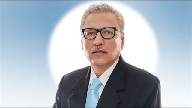 Pakistani President Arif Alvi