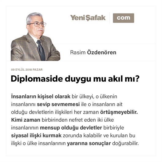 Diplomaside duygu mu akıl mı?